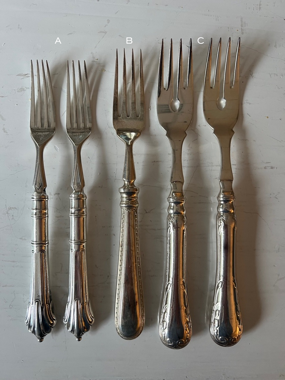 Hôtel Silver Vintage Hollow Handle Fork