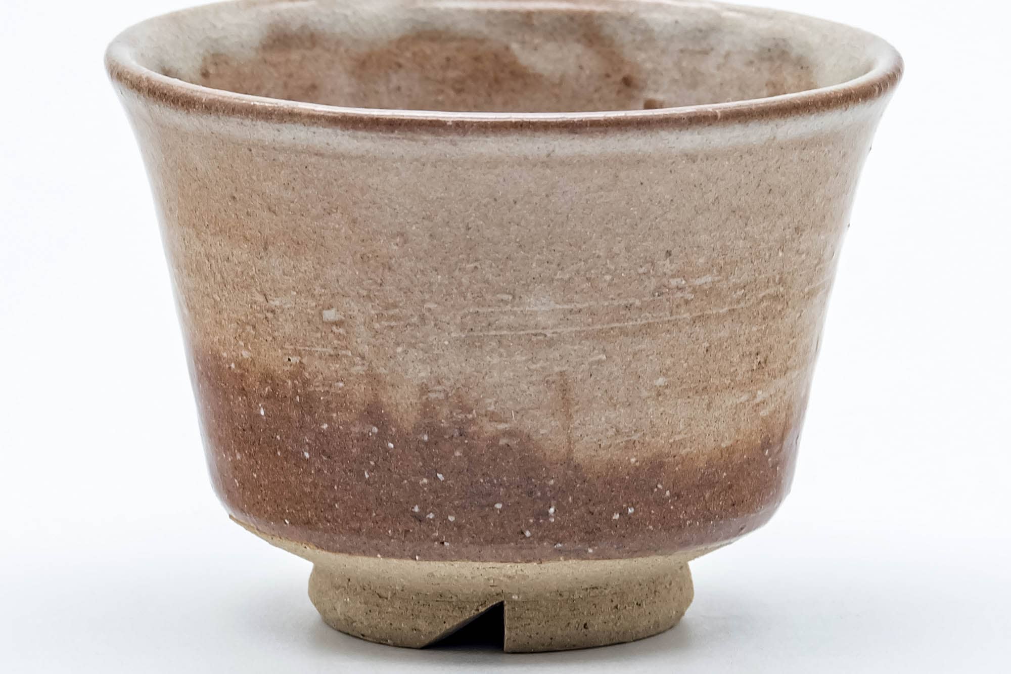 Japanese Teacup - Beige Milky Glazed Hagi-yaki Yunomi - 90ml