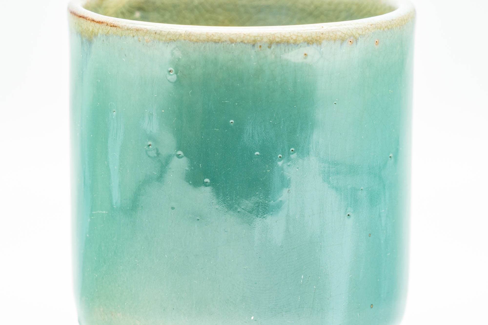 Japanese Teacup - Green Glazed Agano-yaki Yunomi - 160ml