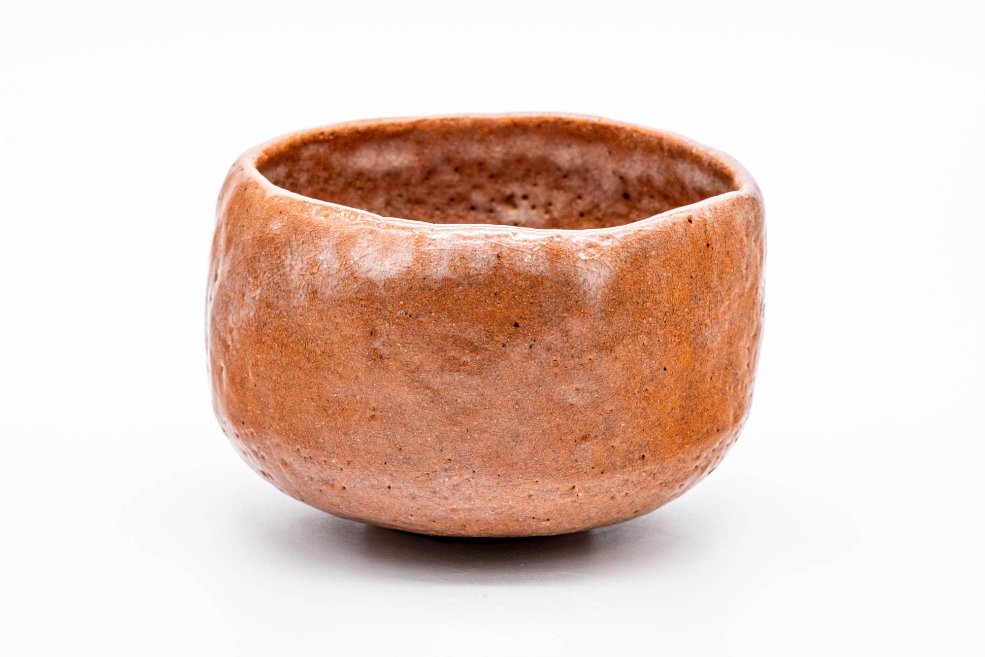 Vintage Aka-raku Round Chawan