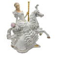 English Ladies Carnival Series Carousel Bride Figurine Blonde