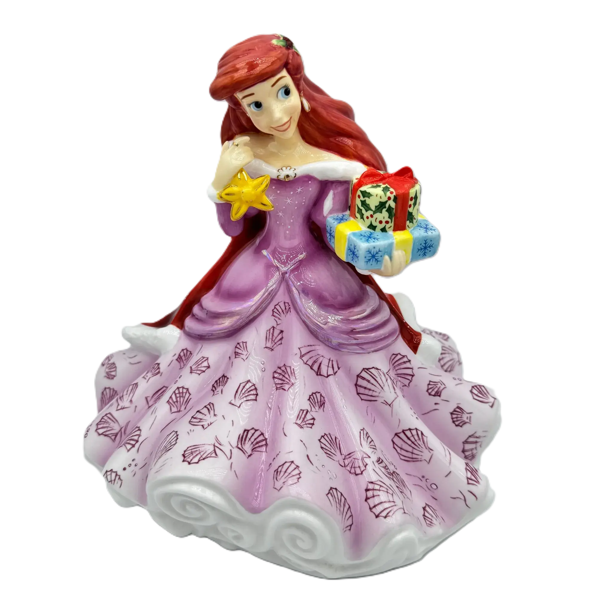 English Ladies Disney Little Mermaid Princess Ariel Presents Figurine