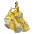 English Ladies Golden Charm Figurine