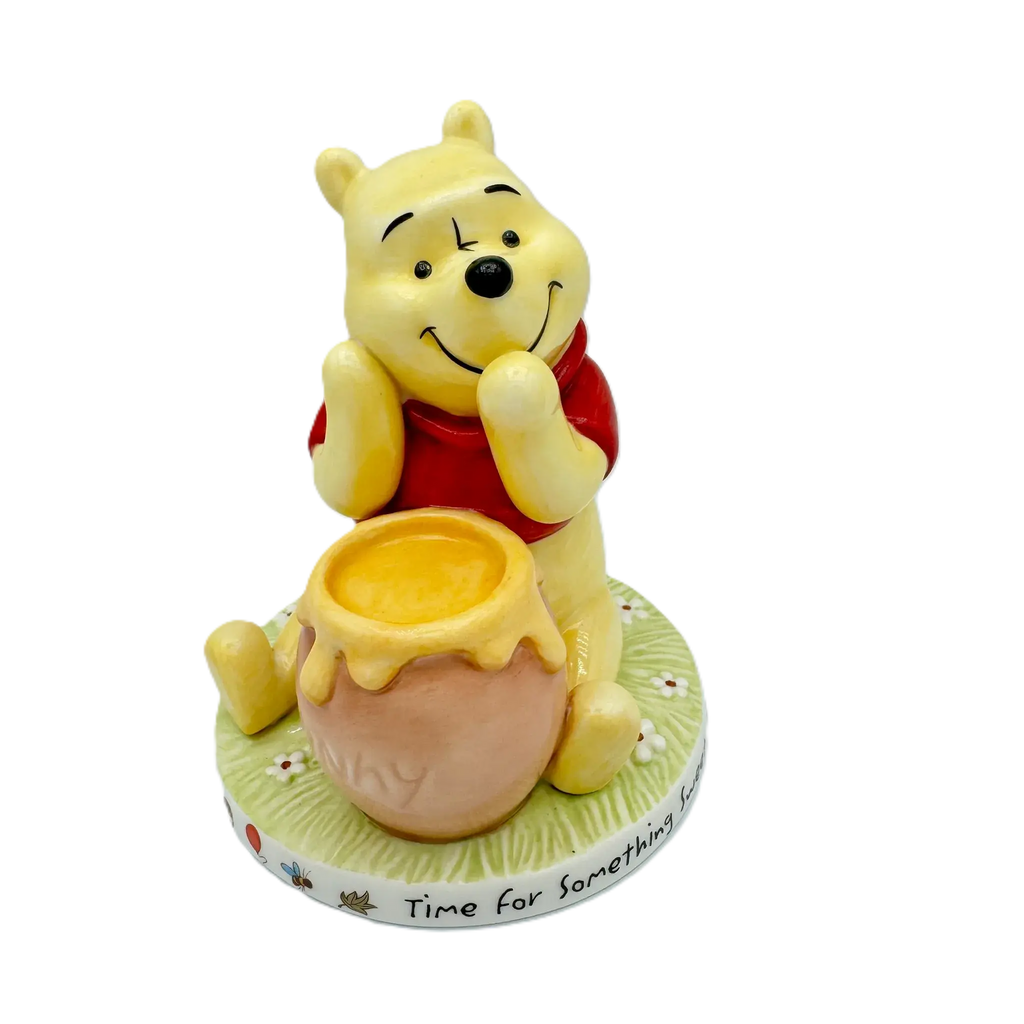 English Ladies Disney Winnie the Pooh "Time for Something Sweet" Figurine