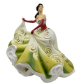 English Ladies Christmas Charm Figurine