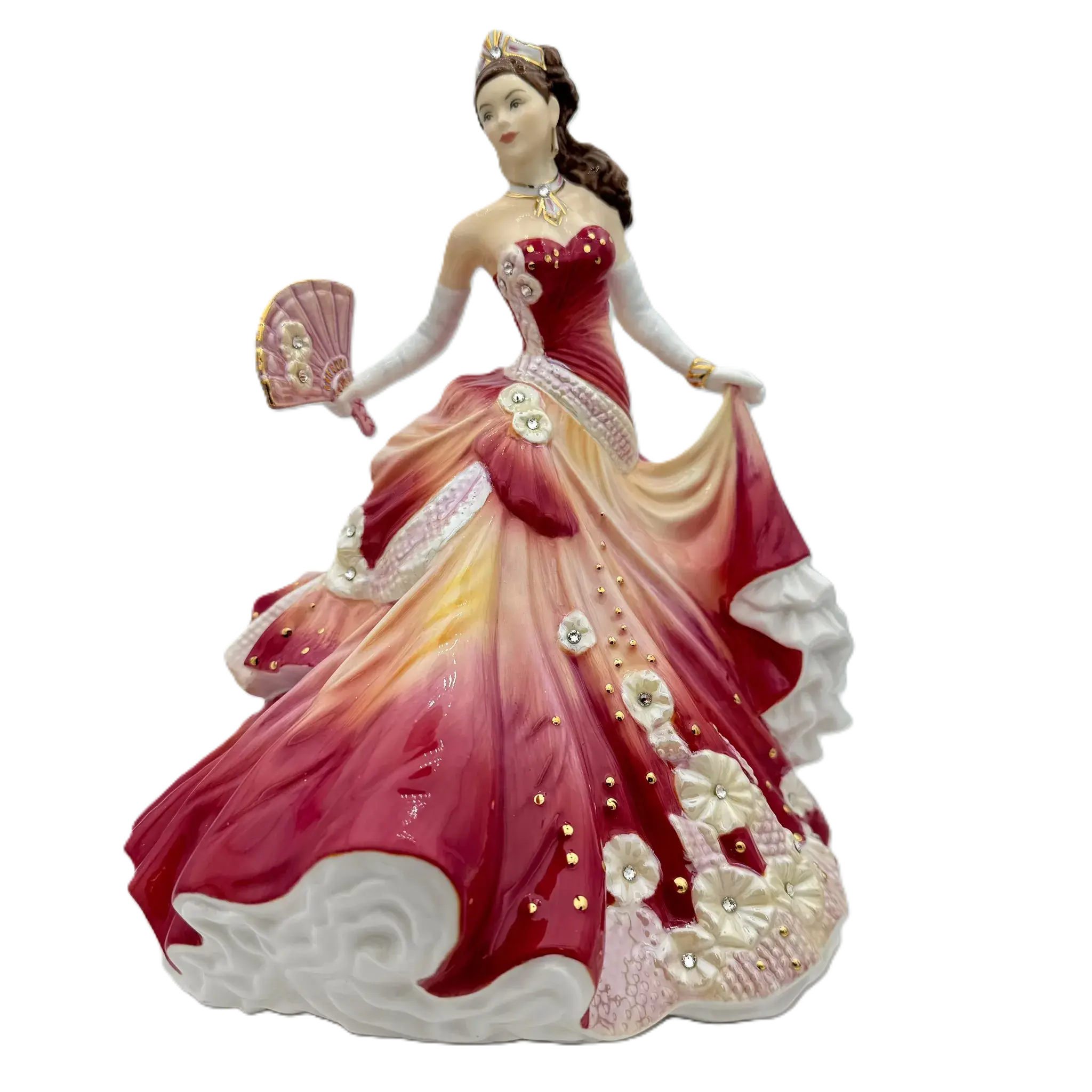 English Ladies Sunset Romance Figurine
