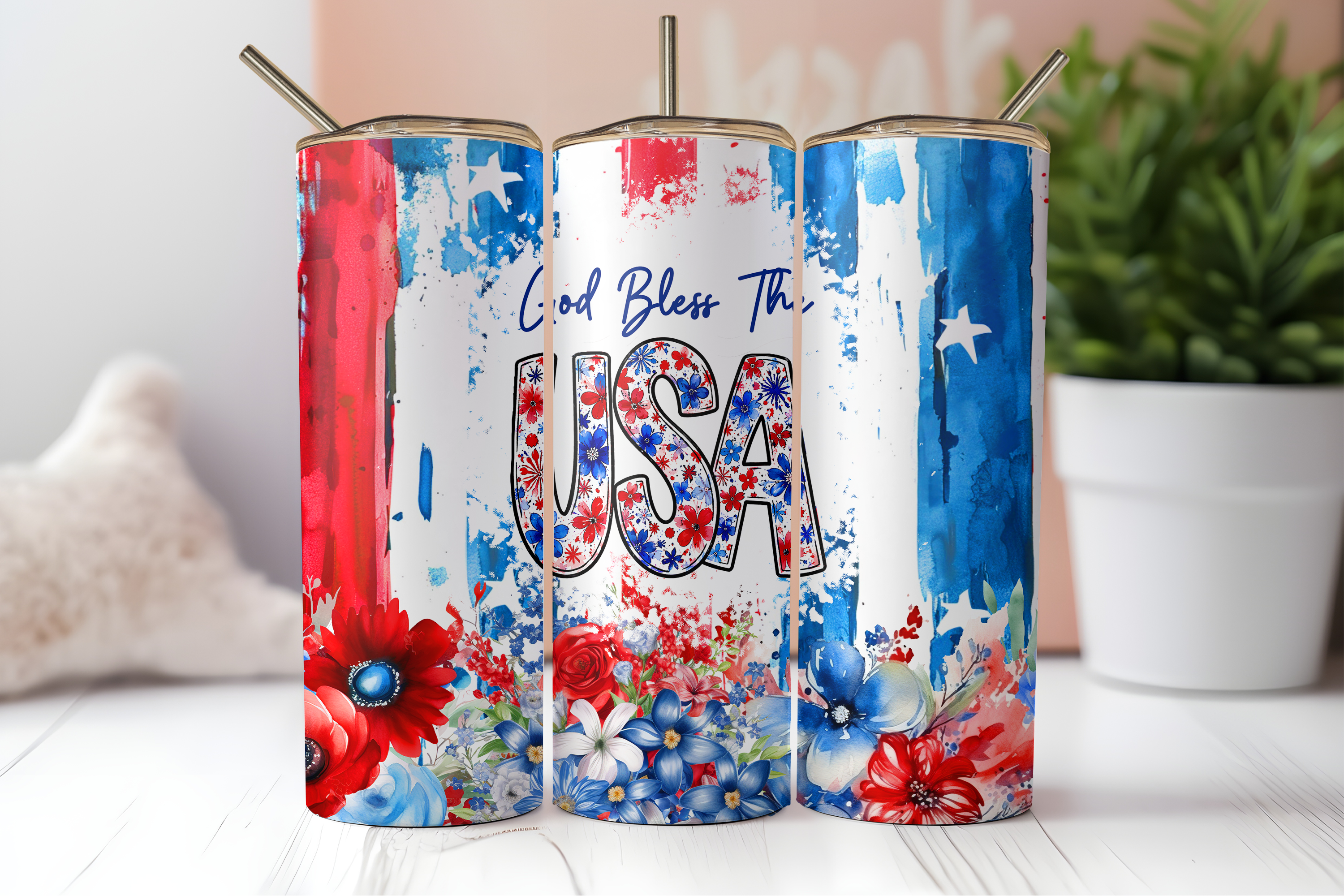 Assorted Ready to Press Sublimation Tumbler Prints (12 Pack) - America 250