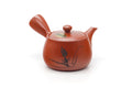 Japanese Kyusu - Long Grass Engraved Tokoname Mesh Teapot - 340ml