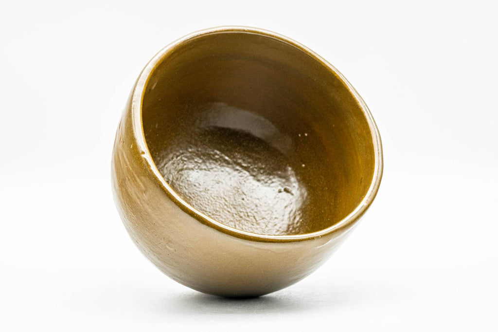 Japanese Matcha Bowl - Brown Glazed Hantsutsu-gata Chawan - 350ml