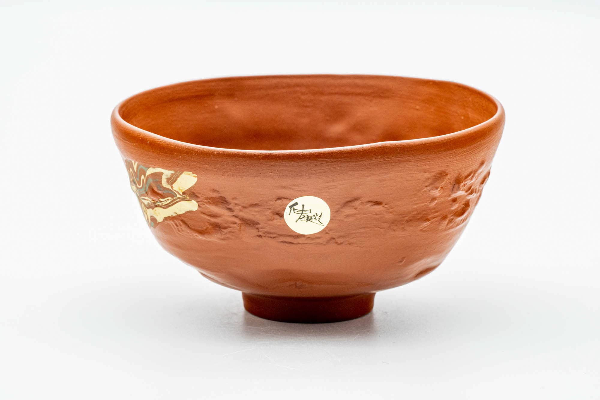 Japanese Matcha Bowl - 伸康 Nobuyasu - Nerikomi Tokoname-yaki Chawan - 250ml
