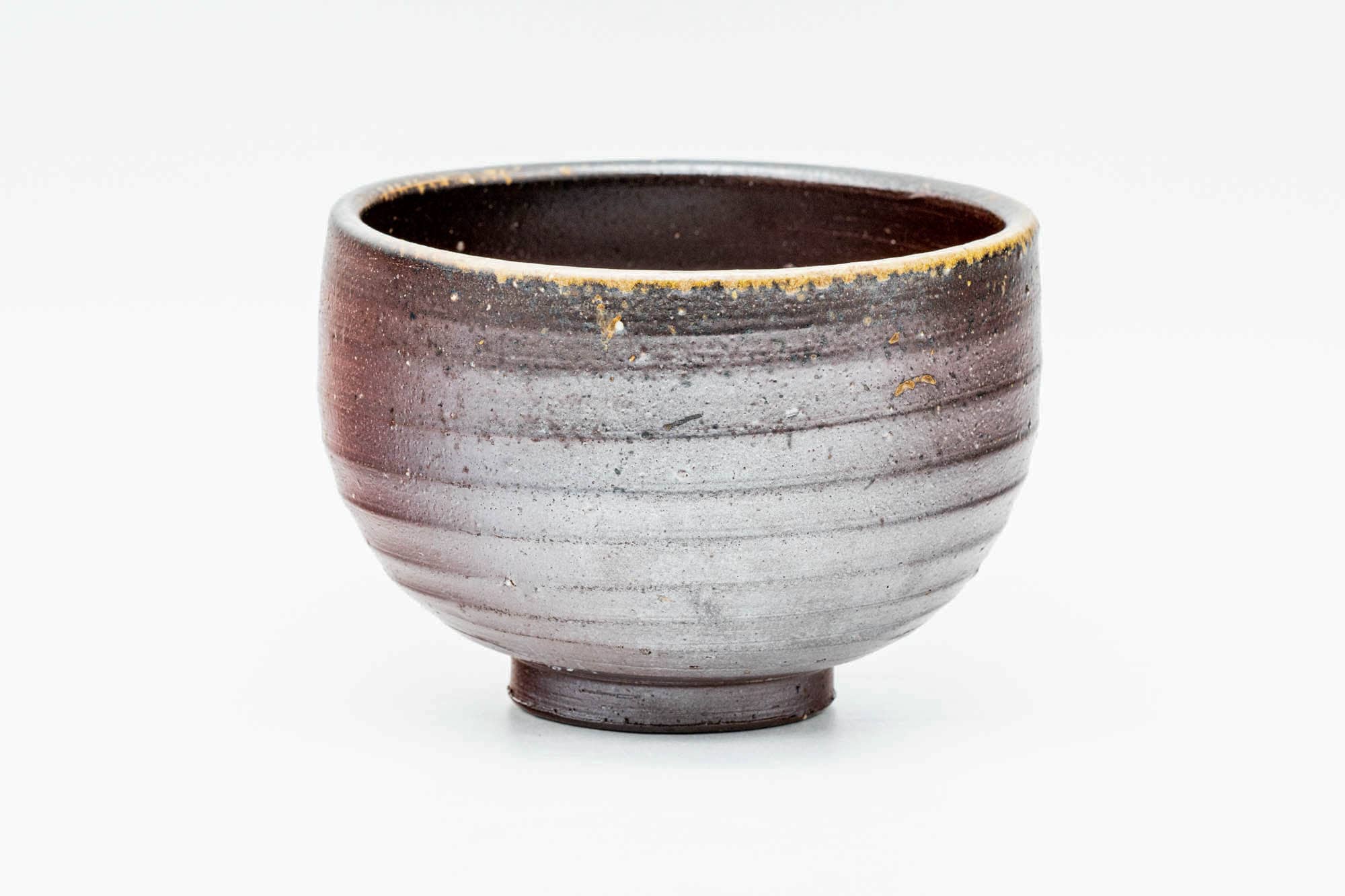 Japanese Matcha Bowl - 大友久 Otome Hisa - Ash Gradient Glazed Rokurome Bizen-yaki Chawan - 300ml