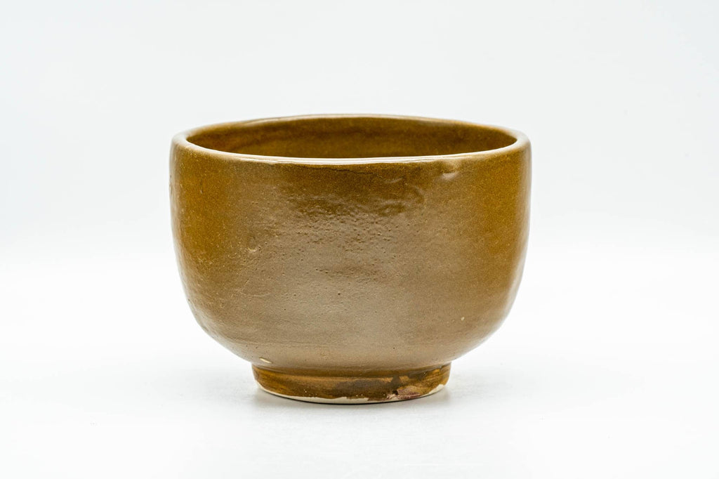 Japanese Matcha Bowl - Brown Glazed Hantsutsu-gata Chawan - 350ml