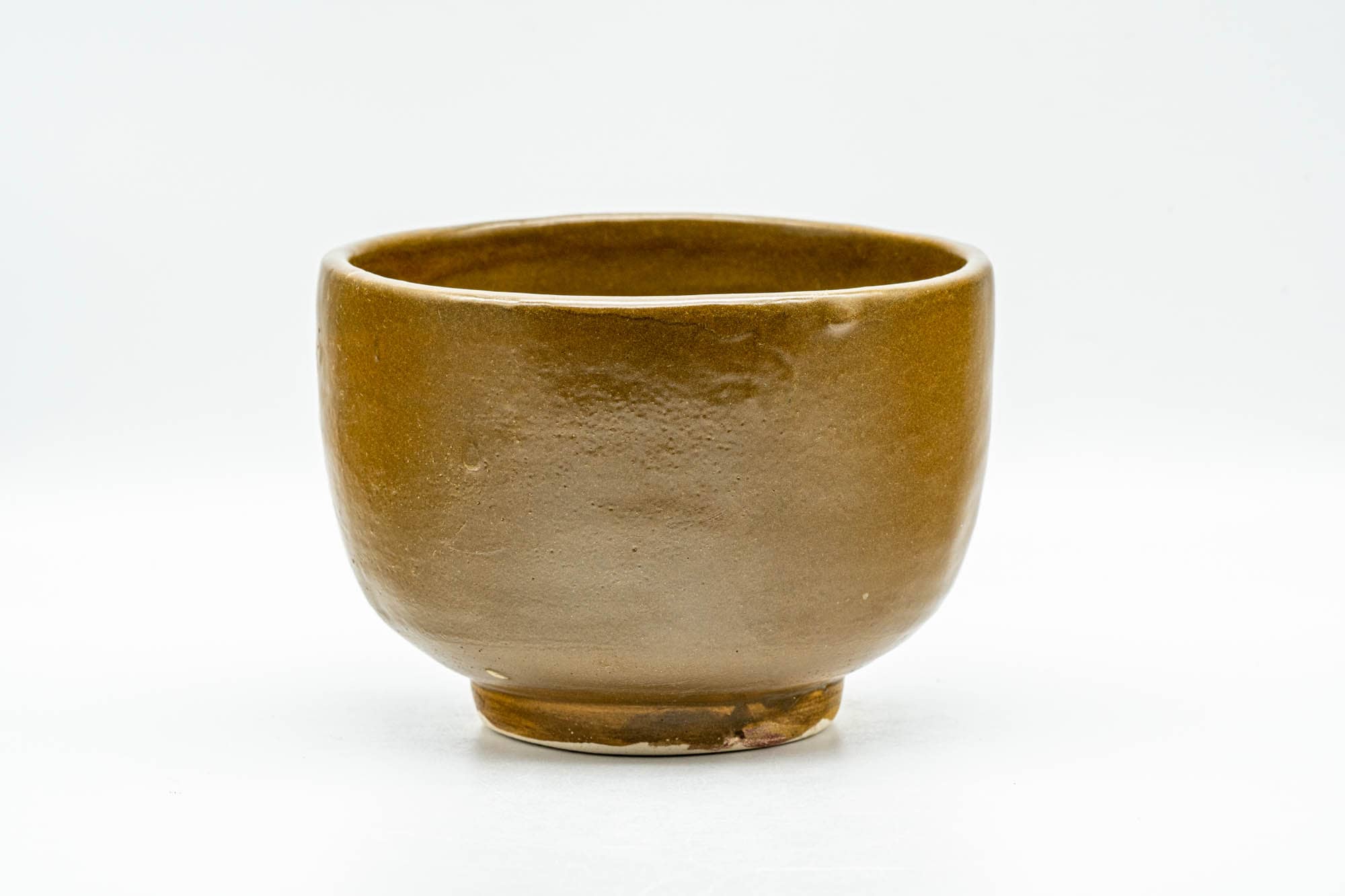Japanese Matcha Bowl - Brown Glazed Hantsutsu-gata Chawan - 350ml