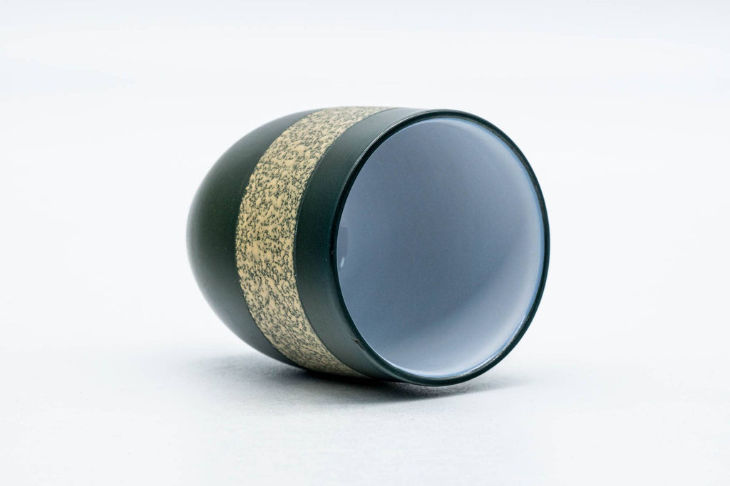 Japanese Teacup - Green Ryokudei White Inner-Glazed Tokoname-yaki Yunomi - 125ml