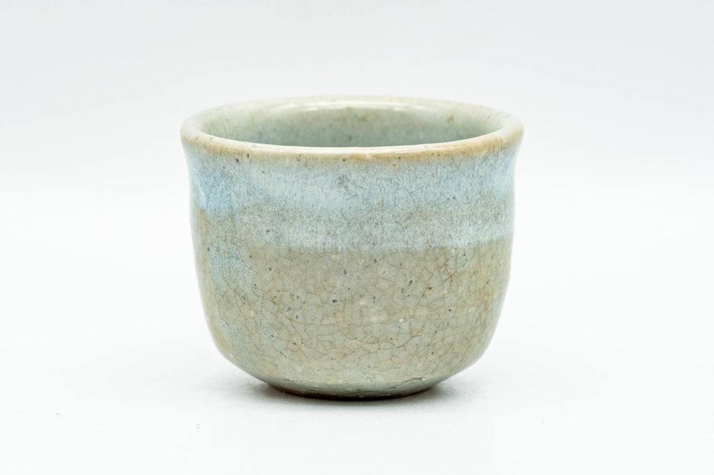 Japanese Teacup - Beige White Glazed Hagi-yaki Yunomi - 80ml