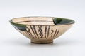 Japanese Matcha Bowl - 野田東山 Noda Higashiyama - 長曽窯 Nagaso Kiln - Ao-Oribe Summer Chawan - 150ml