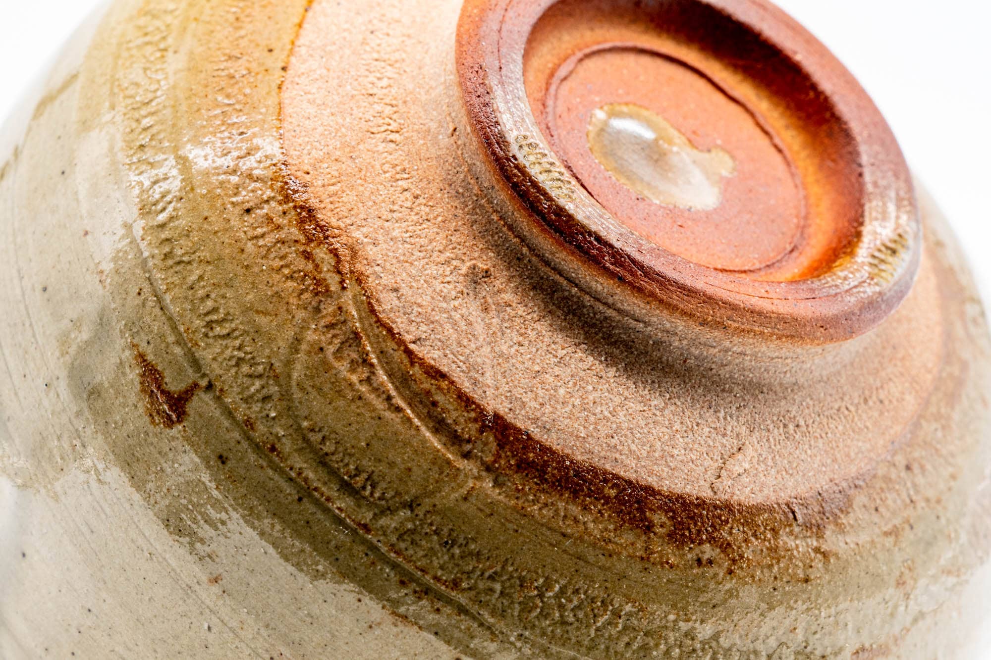 Japanese Matcha Bowl - Earthy Drip-Glazed Shigaraki-yaki Hantsutsu-gata Chawan - 350ml