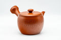 Japanese Kyusu - 陶龍 Tōryū - Calligraphy Engraved Red Shudei Tokoname-yaki Debeso Teapot - 350ml
