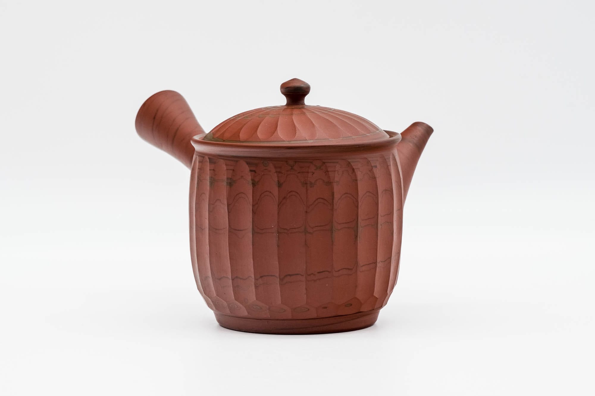 Faceted Red Nerikomi Tokoname Teapot - 350ml