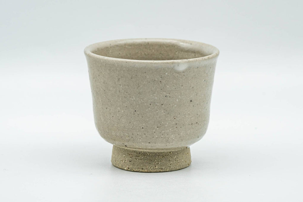 Japanese Teacup - Beige Glazed Egret Guinomi - 60ml