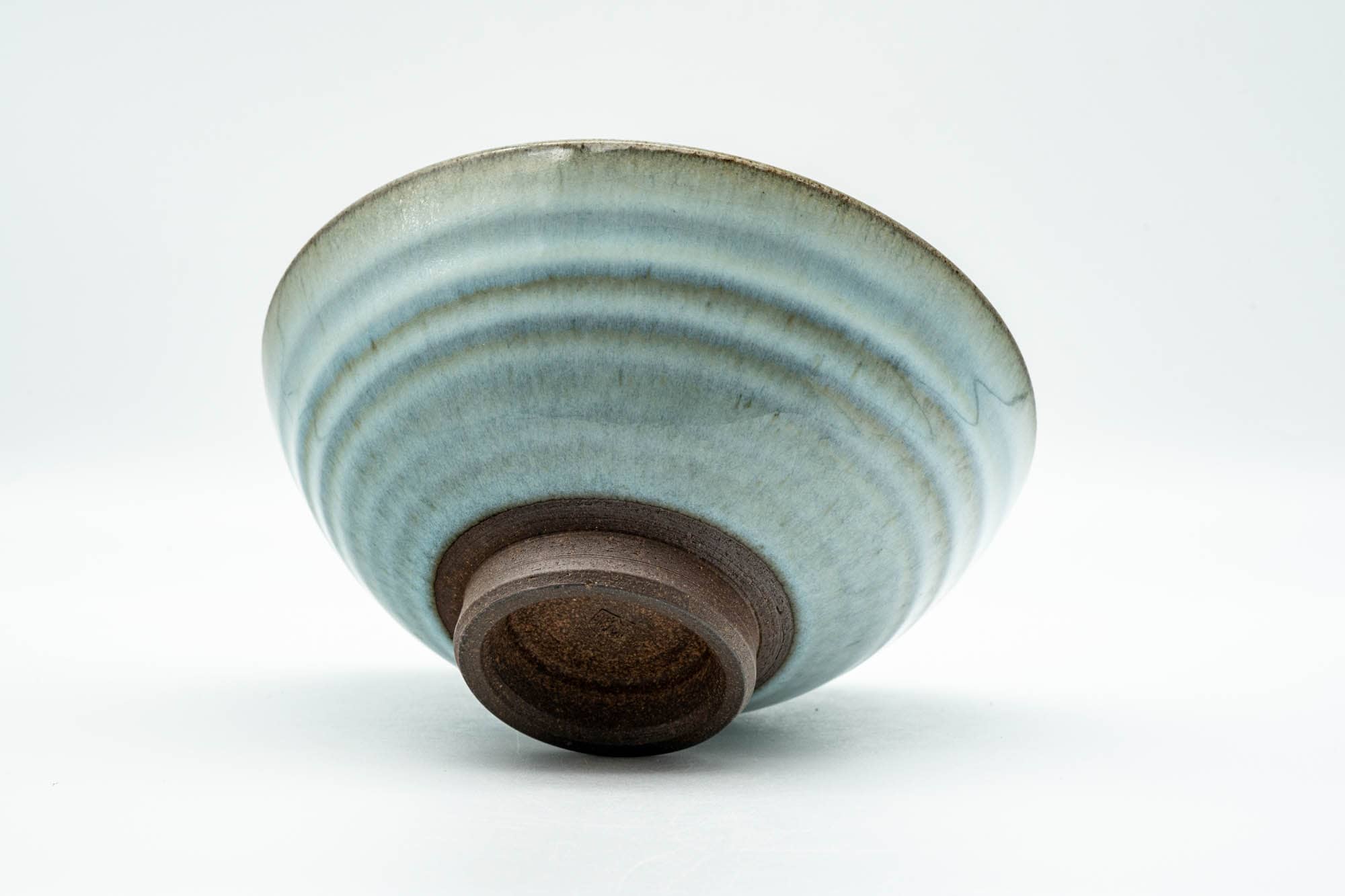 Japanese Matcha Bowl - 原彦窯 Harahiko Kiln - White Drip-Glazed Koishiwara-yaki Chawan - 250ml