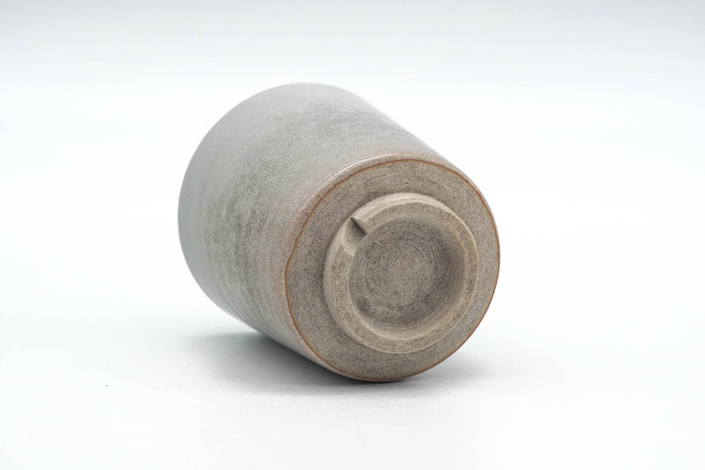 Japanese Teacup - Beige Weathered Drip-Glazed Hagi-yaki Yunomi - 140ml