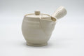Japanese Kyusu - Wide Spout Beige Glazed Ceramic Teapot - 280ml