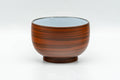 Japanese Teacup - Red Nerikomi White Inner Glazed Tokoname-yaki Yunomi - 90ml