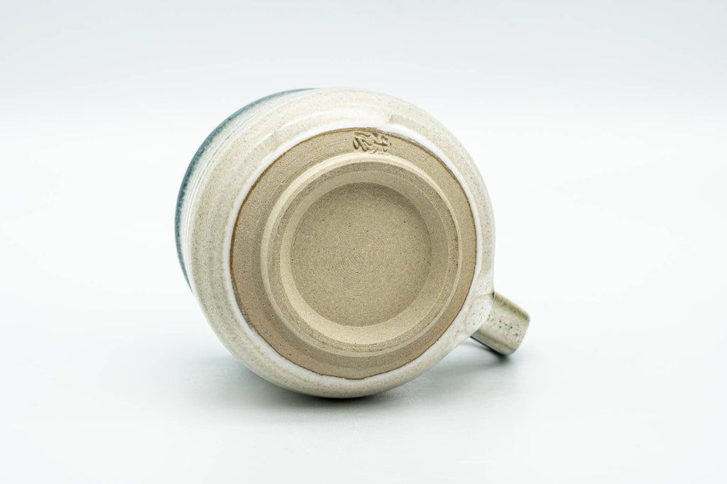 Japanese Teacup - Blue White Koishiwara-yaki Ushirode Yunomi - 150ml