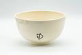 Japanese Matcha Bowl - Beige Glazed Kanji Kyo-yaki Chawan - 300ml