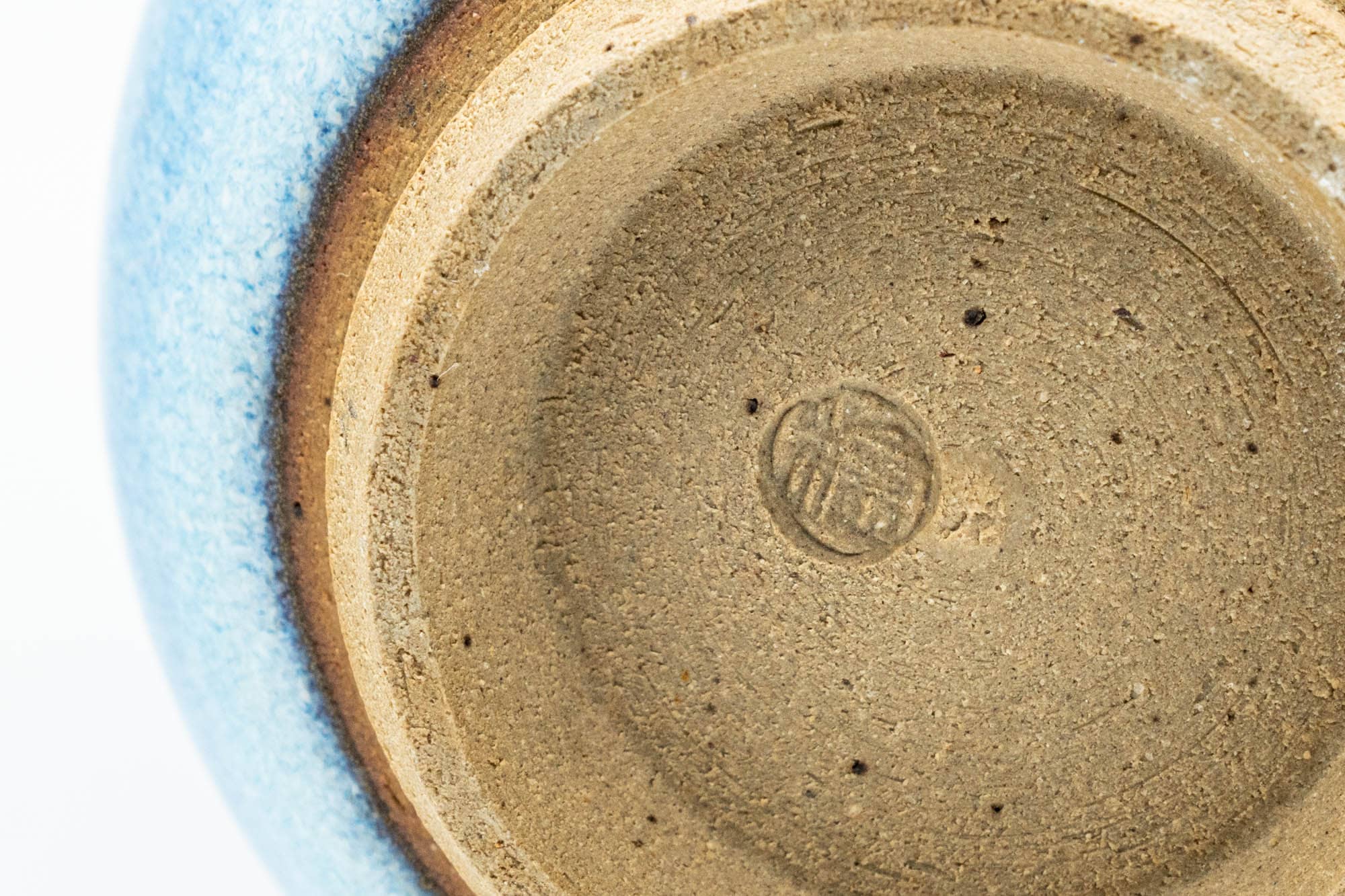 Japanese Teacup - Sky Blue Shino Glazed Glazed Yunomi - 275ml