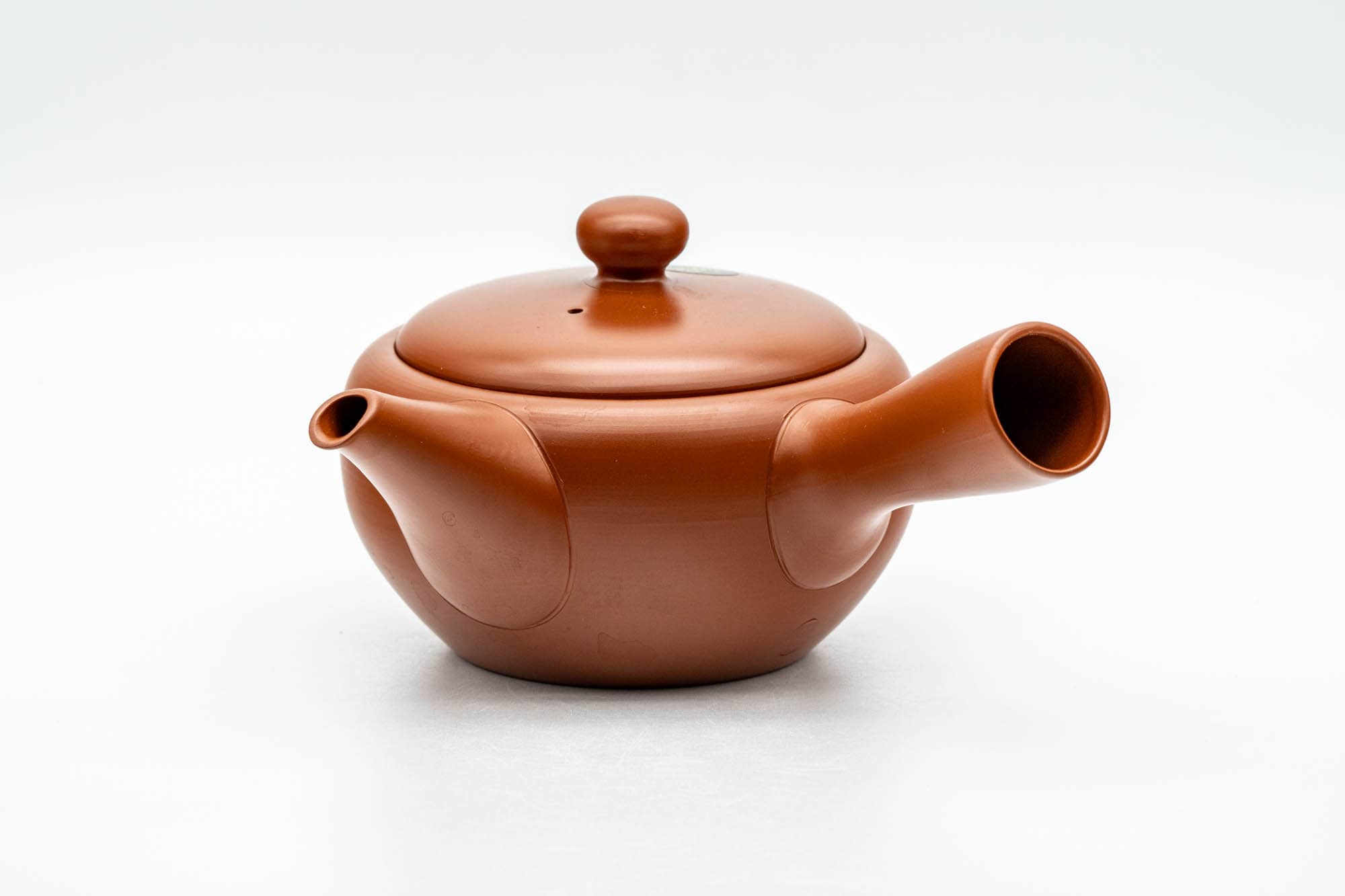 Japanese Tea Set - 順仙 新帯 Junsen Shintai - Engraved Tokoname-yaki Debeso Kyusu Teapot with 2 Yunomi Teacups
