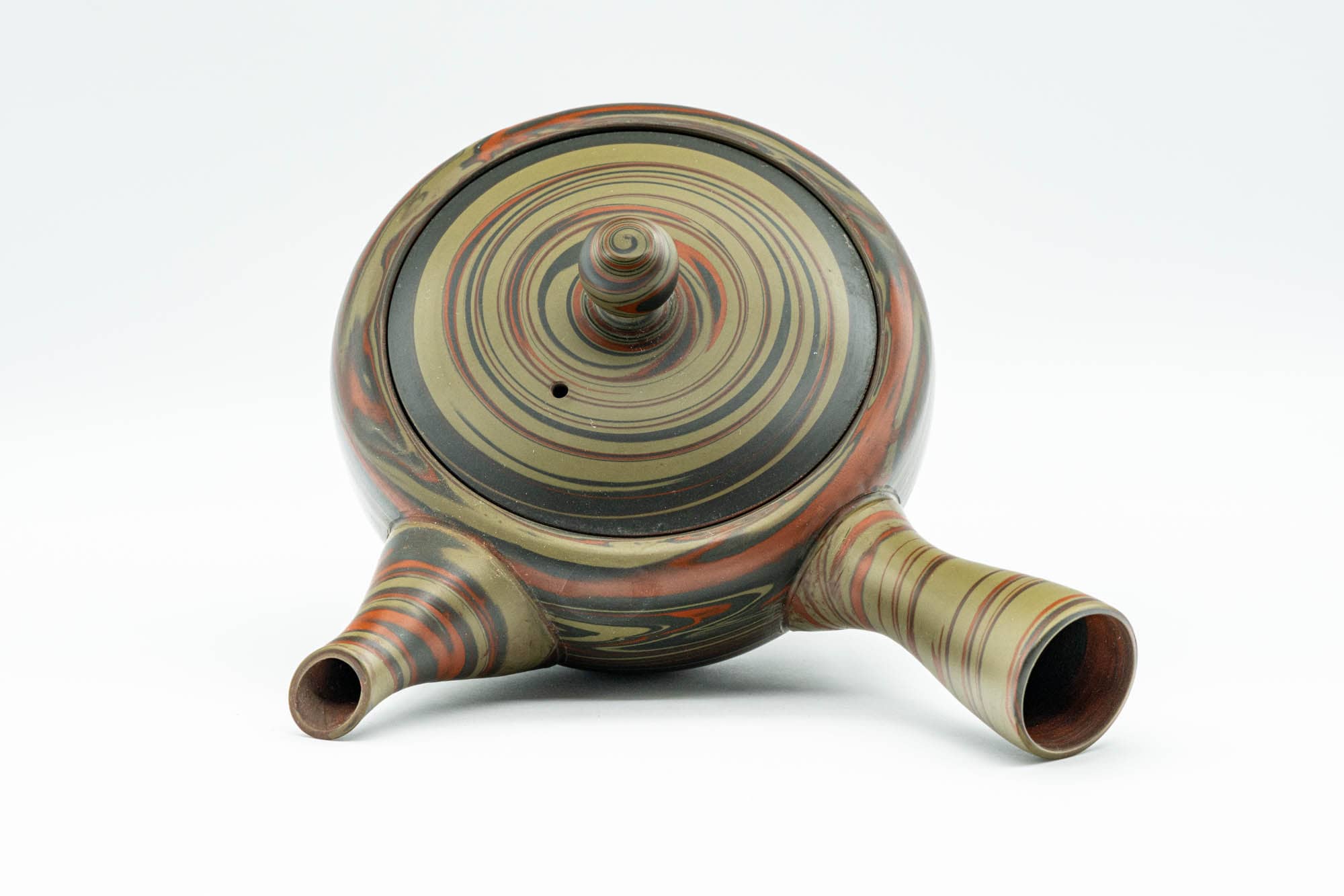 Japanese Kyusu - Nerikomi Tokoname-yaki Debeso Teapot - 250ml
