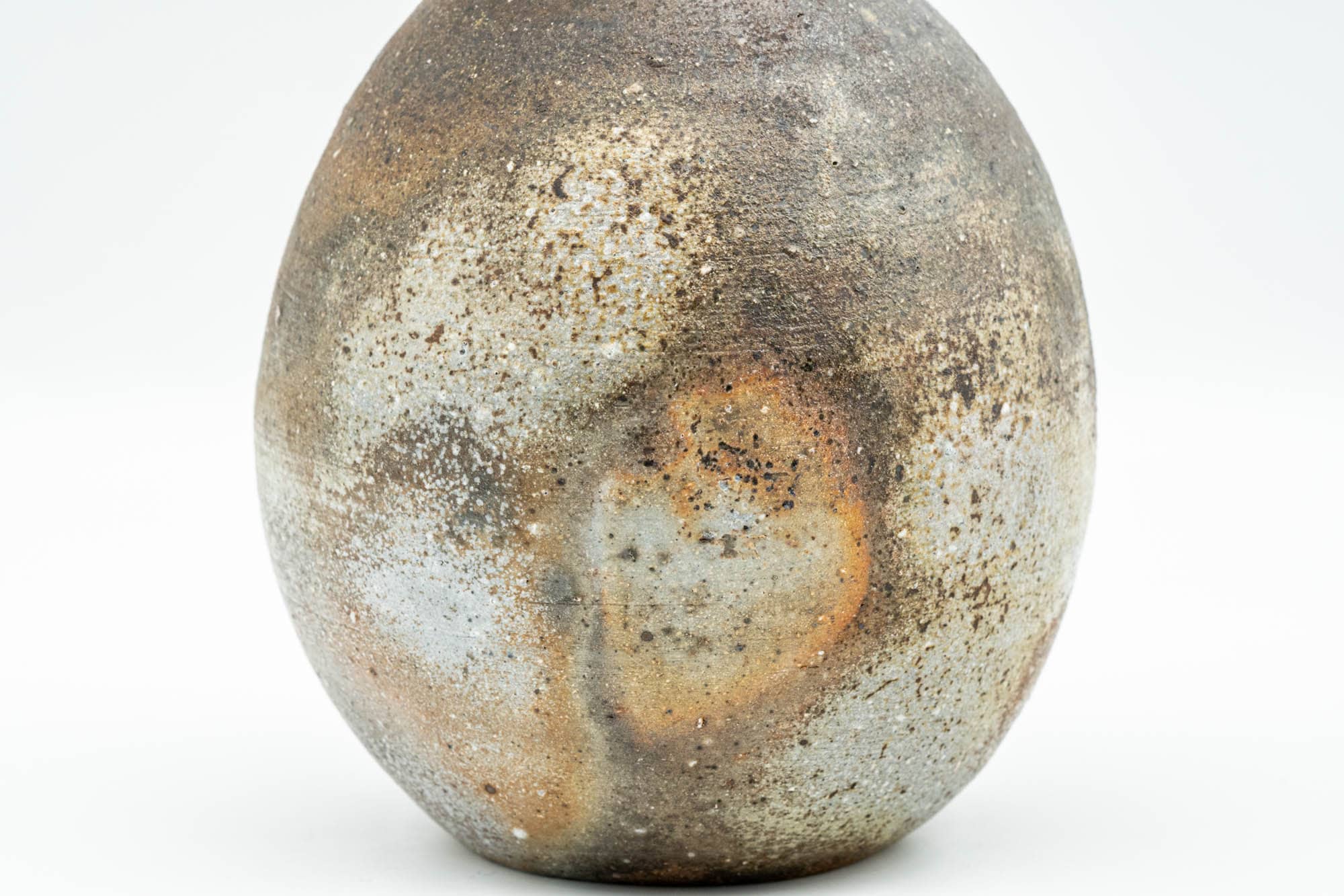 Japanese Hanaire - Textured Bizen-yaki Tea Ceremony Vase