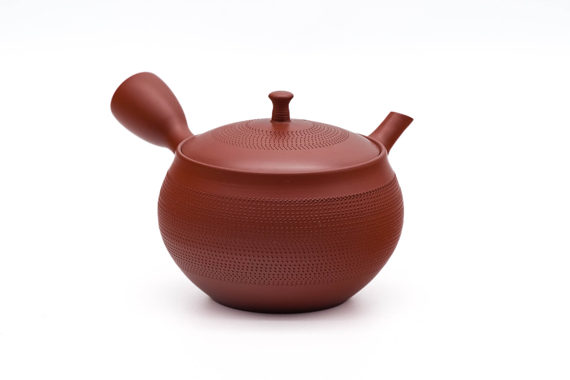 Dotted Red Shudei Tokoname Teapot - 270ml