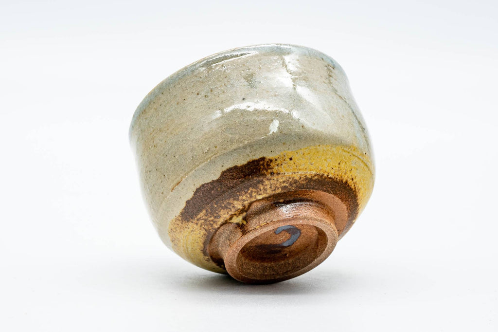 Japanese Teacup - Speckled Beige Gray Glazed Shigaraki-yaki Yunomi - 150ml