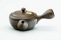 Japanese Kyusu - Dark Green Nerikomi Tokoname-yaki Mesh Teapot - 225ml