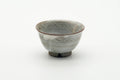 Japanese Teacup - Chrysanthemum Grey Milky Drip-Glazed Kiyomizu-yaki Yumoni - 80ml
