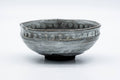 Japanese Matcha Bowl - Chrysanthemum Mishima Kiyomizu-yaki Chawan - 150ml