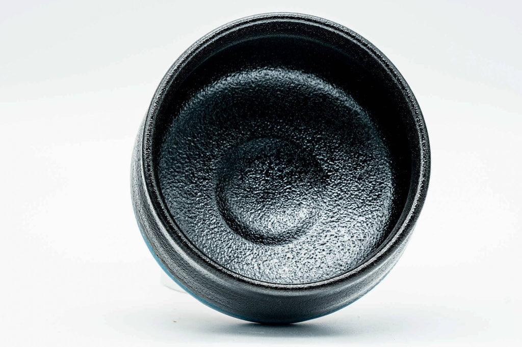 Japanese Matcha Bowl - 杉浦芳樹 Sugiura Yoshiki - 兎月窯 Utsuki Kiln - Umi Cerulean Blue Glazed Seto-yaki Chawan - 250ml