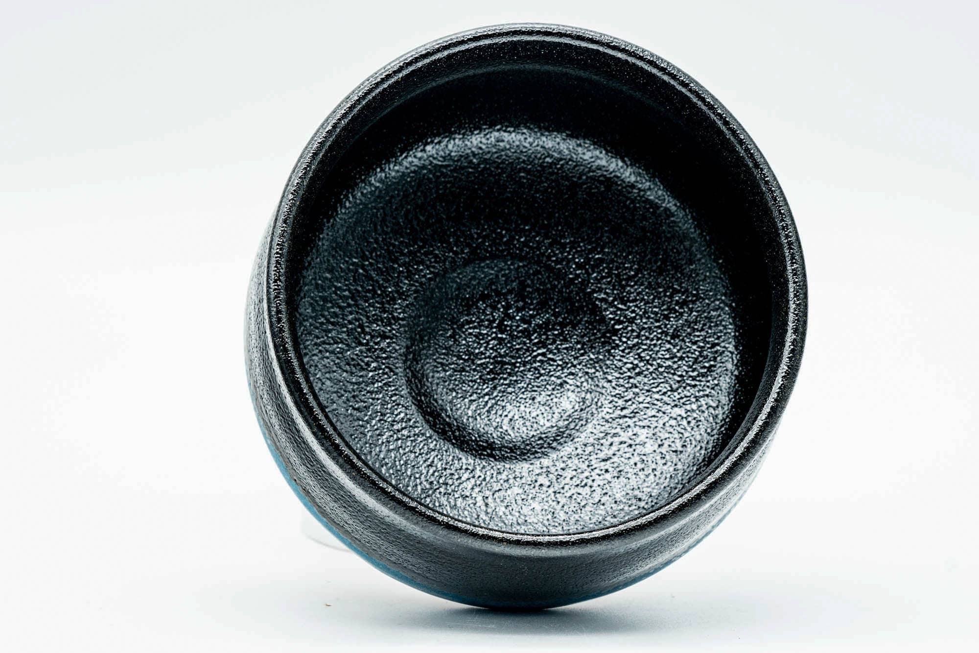 Japanese Matcha Bowl - 杉浦芳樹 Sugiura Yoshiki - 兎月窯 Utsuki Kiln - Umi Cerulean Blue Glazed Seto-yaki Chawan - 250ml