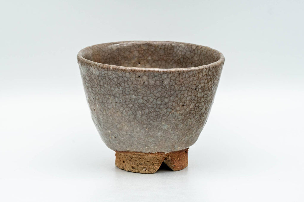 Japanese Teacup - Milky Grey Glazed Hagi-yaki Yunomi - 125ml