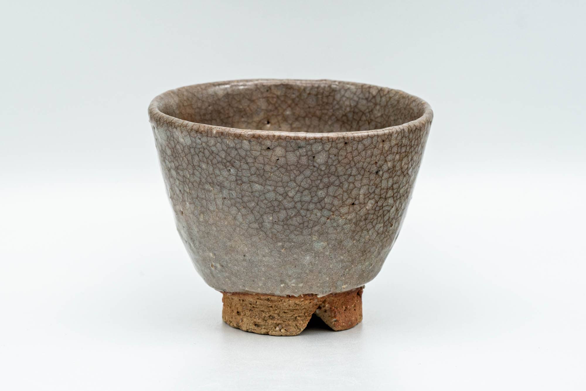 Japanese Teacup - Milky Grey Glazed Hagi-yaki Yunomi - 125ml