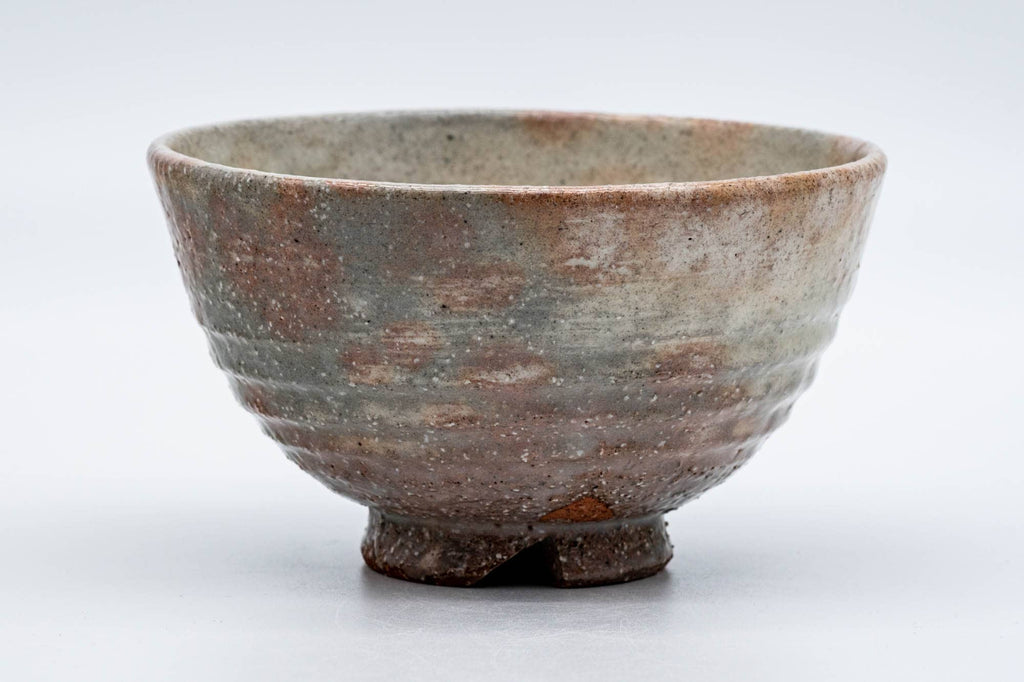 Japanese Matcha Bowl - 萩殿窯 Hagiden Kiln - Gohonte Rokurome Hagi-yaki Chawan - 250ml