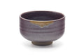 Japanese Matcha Bowl - Purple Yellow Drip-Glazed Chawan - 500ml