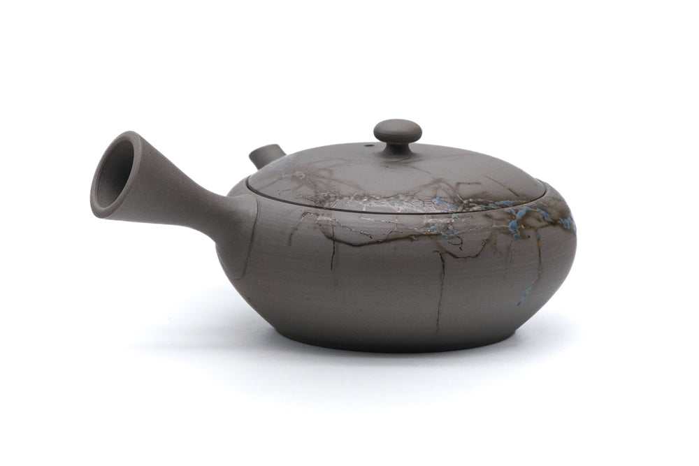 Mogake Yakishime Tokoname Teapot - 125ml