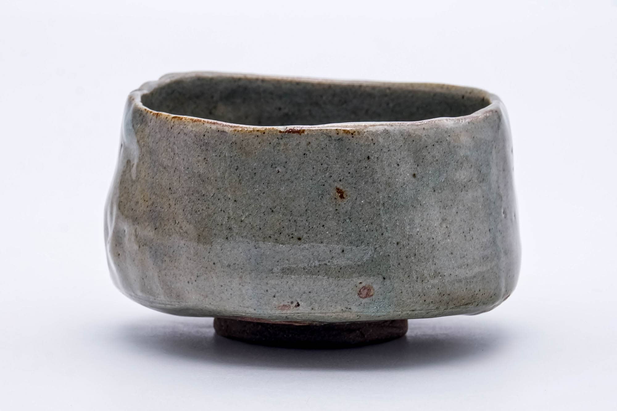 Japanese Matcha Bowl - Grey Glazed Wabi-Sabi Chawan - 280ml