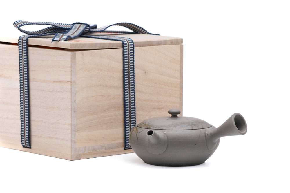Mogake Yakishime Tokoname Teapot - 125ml