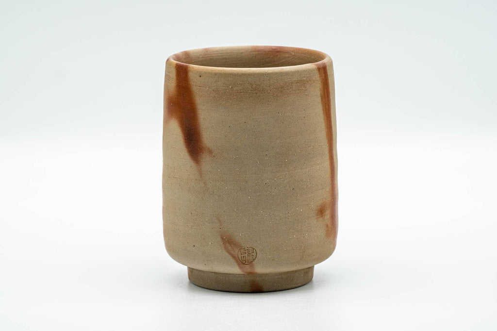 Japanese Teacup - Beige Hidasuki Bizen-yaki Yunomi - 220ml