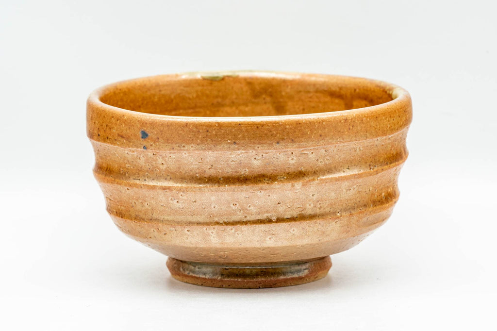 Japanese Matcha Bowl - Ash Green Glazed Shigaraki-yaki Chawan - 300ml